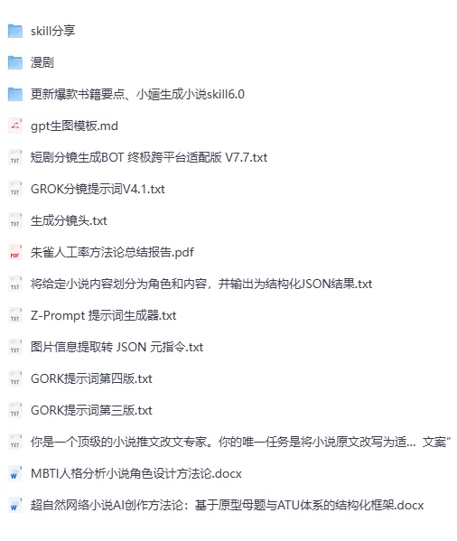 AI技能文档skill分享